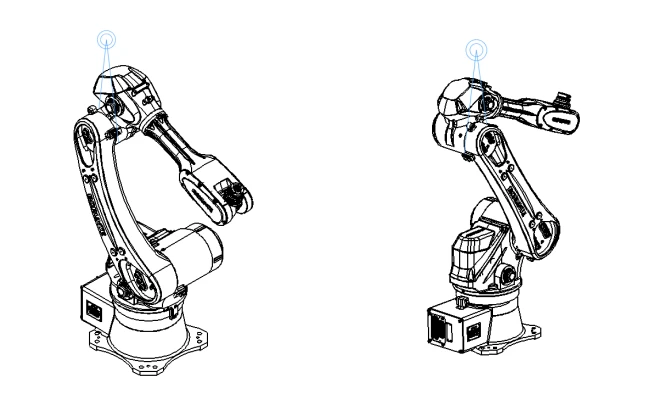 Robot handiling and hoisting diagram Robot handiling and hoisting diagram